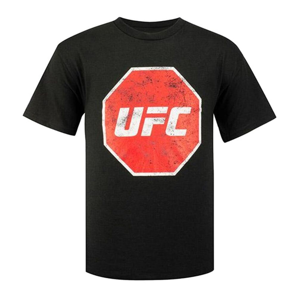 UFC Boys Big Kids Distressed Logo Graphic T-Shirt, NWT